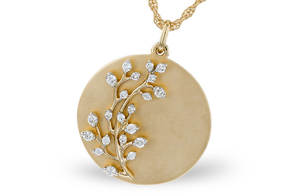 B320-73573: NECKLACE .24 TW