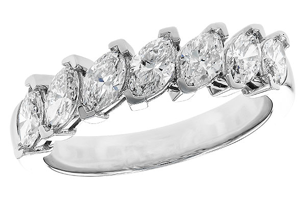 B320-73591: LDS DIA WED RG 1.25 TW (7 MARQUISE)