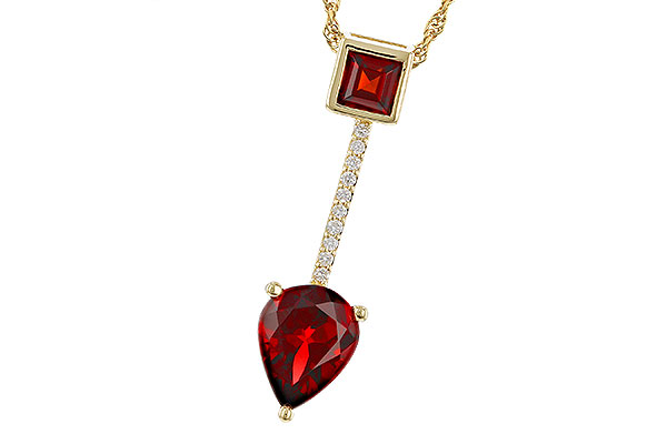 B320-75373: NECKLACE 2.15 GARNET 2.20 TGW