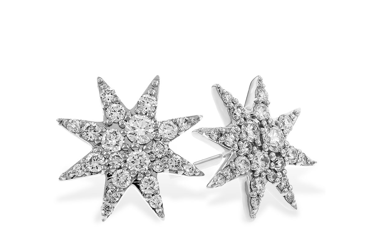 B320-79937: EARRINGS .50 TW