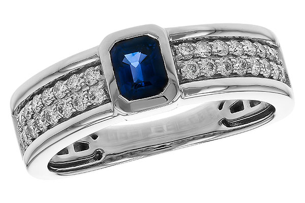 B320-79982: LDS RG .55 SAPPHIRE .88 TGW (5x4MM SA)
