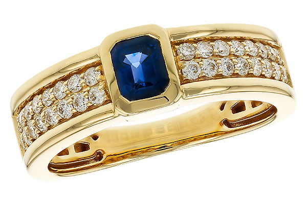 B320-79982: LDS RG .55 SAPPHIRE .88 TGW (5x4MM SA)