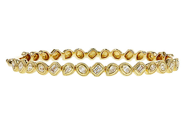 B320-80891: BANGLE 1.00 TW FANCY CUT DIAS