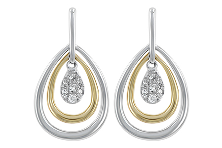 C229-86355: EARRINGS .06 TW