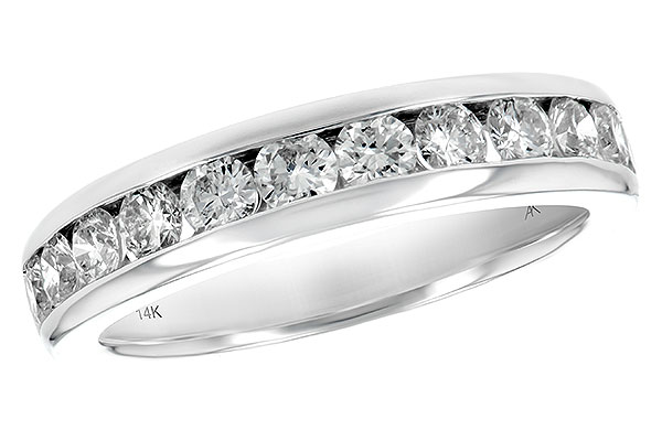 C234-44509: LDS WED RG 1.00 TW (12 STONES)