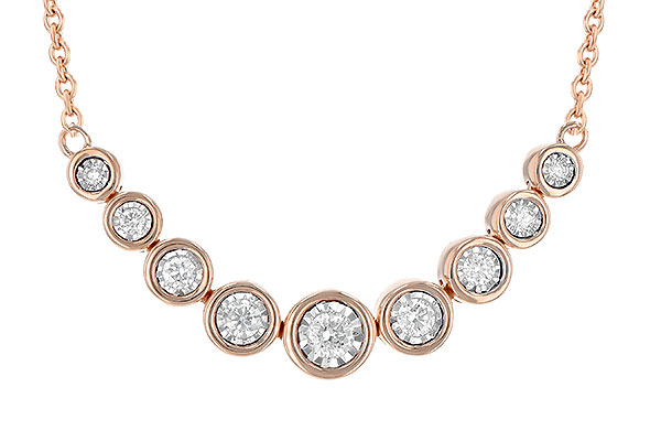 C236-23564: NECKLACE .25 TW (18")
