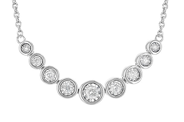 C236-23564: NECKLACE .25 TW (18")