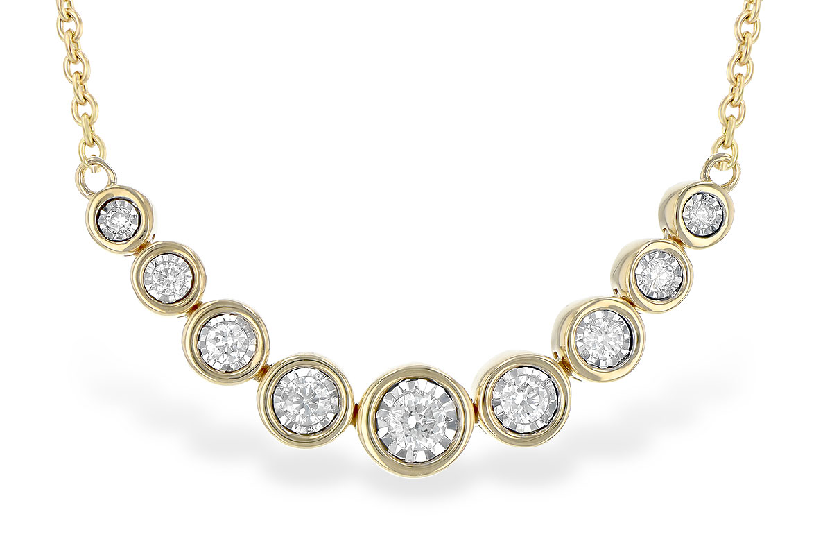 C236-23564: NECKLACE .25 TW (18")