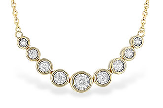 C236-23564: NECKLACE .25 TW (18")