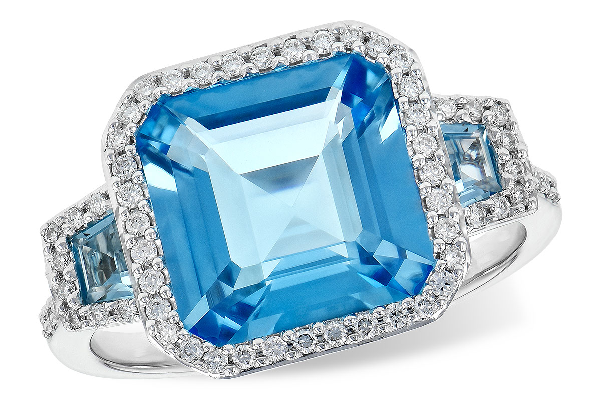C236-26318: LDS RG 4.40 TW BLUE TOPAZ 4.60 TGW