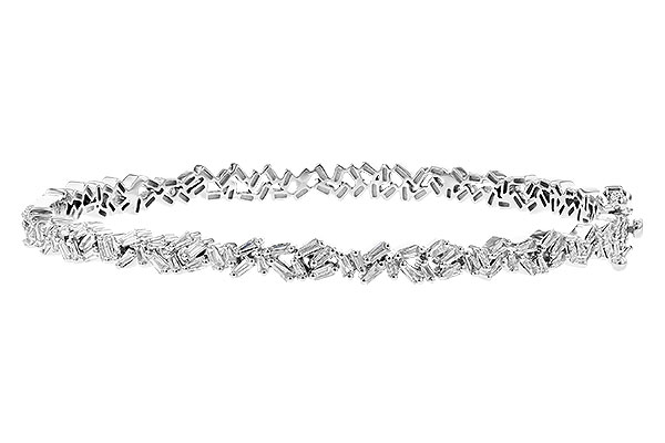 C318-92682: BANGLE .84 TW BAGUETTE DIAS