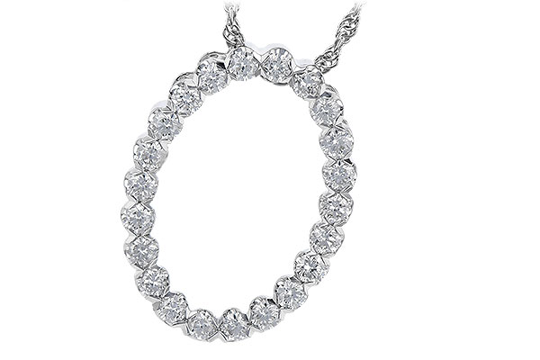 C318-96355: NECKLACE .50 TW