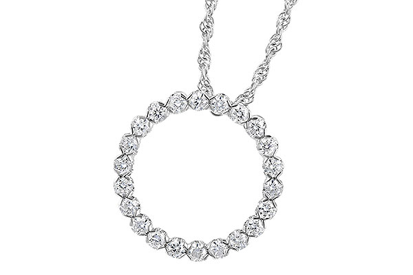 C318-97182: NECKLACE .50 TW