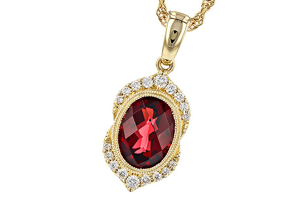 C319-82646: NECK 2.10 GARNET 2.24 TGW
