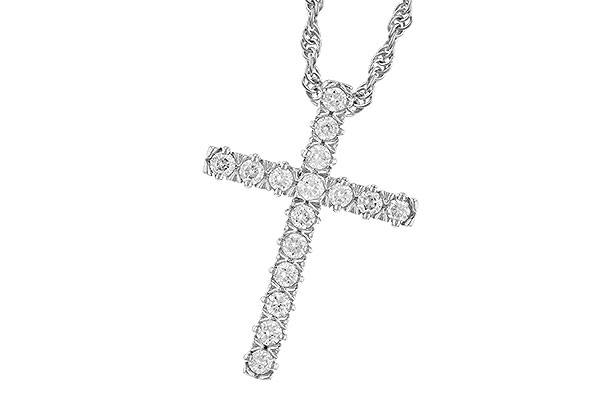 C319-82673: NECKLACE .25 TW