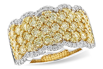 C319-84464: LDS DIA WED RG 1.90 YELLOW DIAS 2.20 TW