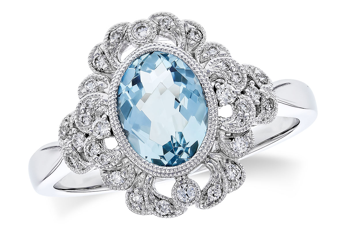 C319-84509: LDS RG .98 AQUA 1.14 TGW (8x6MM AQ)