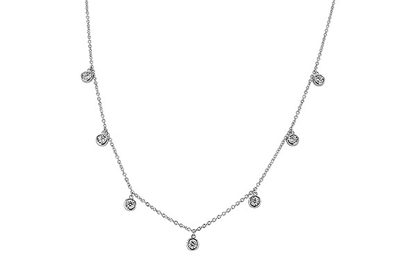 C319-89946: NECKLACE .32 TW (18")