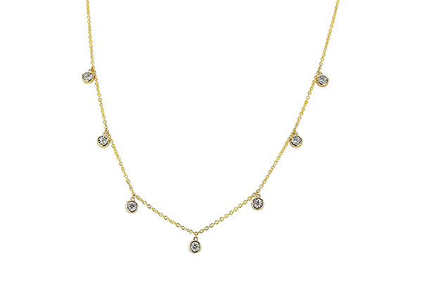 C319-89946: NECKLACE .32 TW (18")