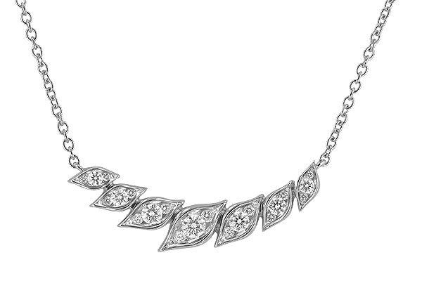 C320-73573: NECKLACE .36 TW