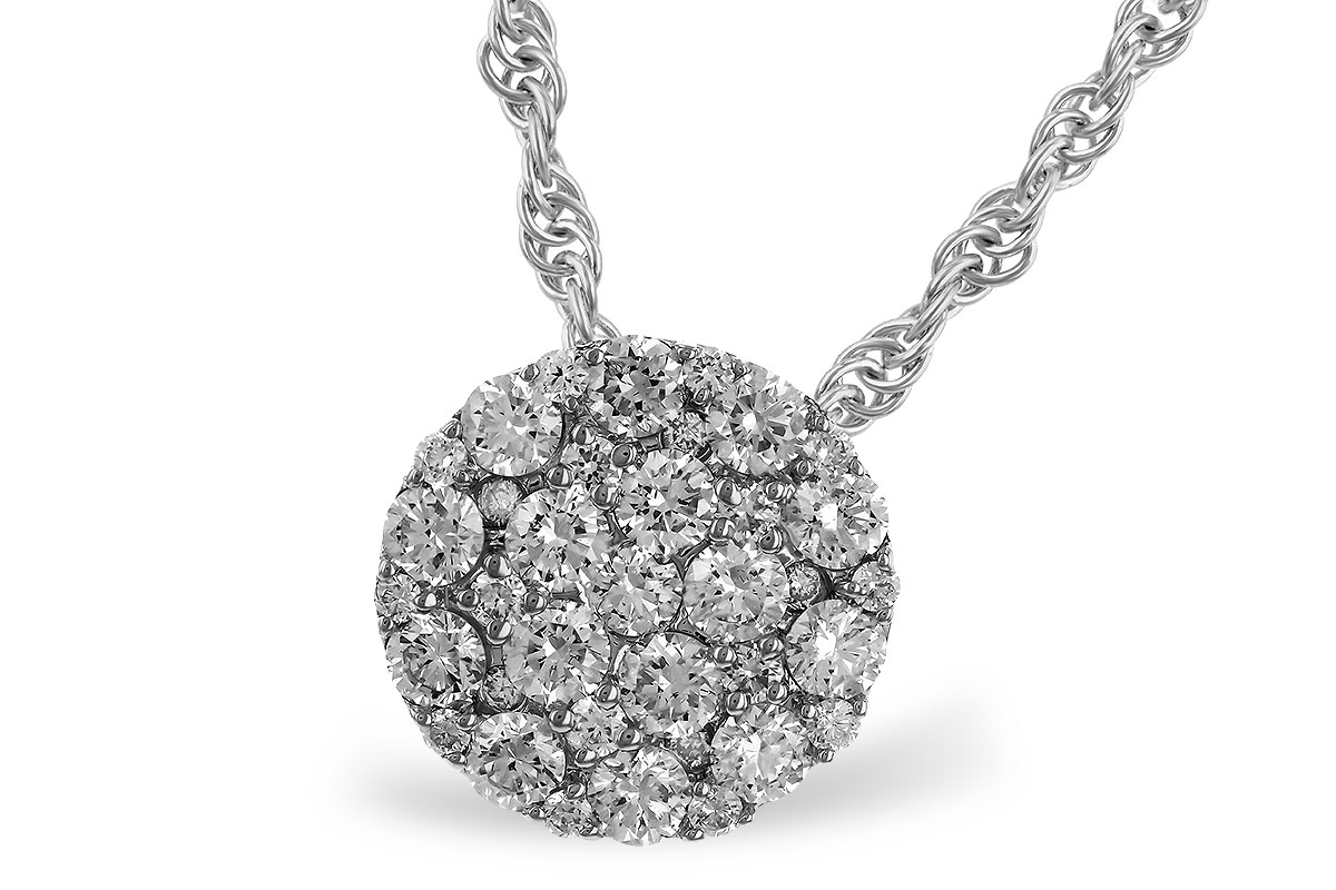 C320-73591: NECKLACE .50 TW