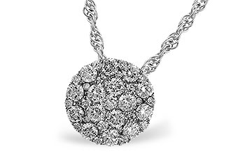 C320-73591: NECKLACE .50 TW