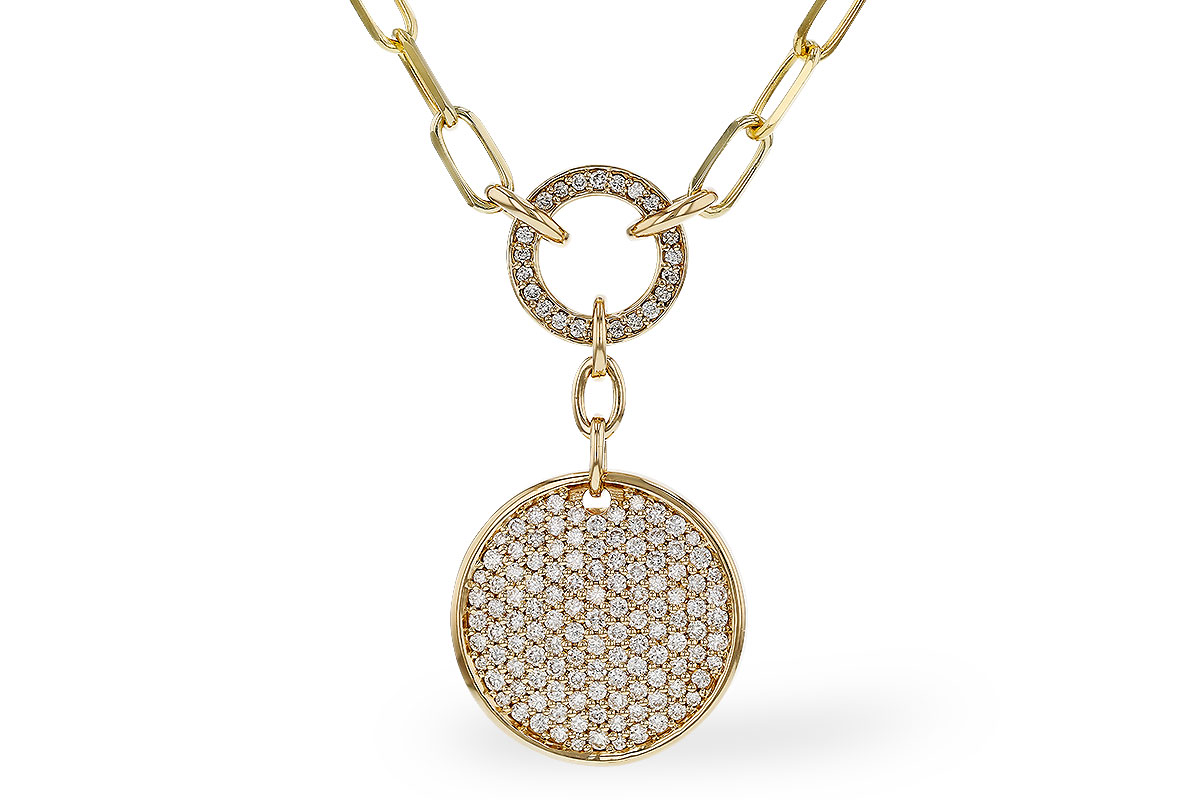 C320-75382: NECKLACE .92 TW (17")