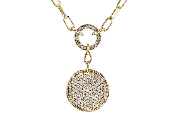 C320-75382: NECKLACE .92 TW (17")