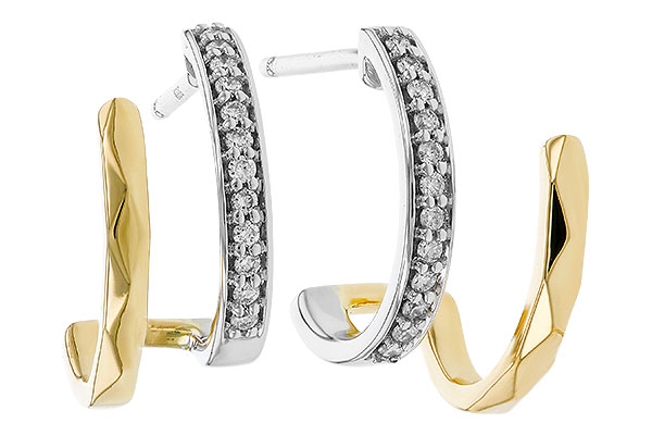 C320-77191: EARRINGS .12 TW