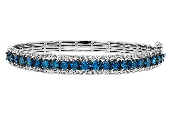 C320-78146: BANGLE 4.05 BLUE DIAS 5.50 TW