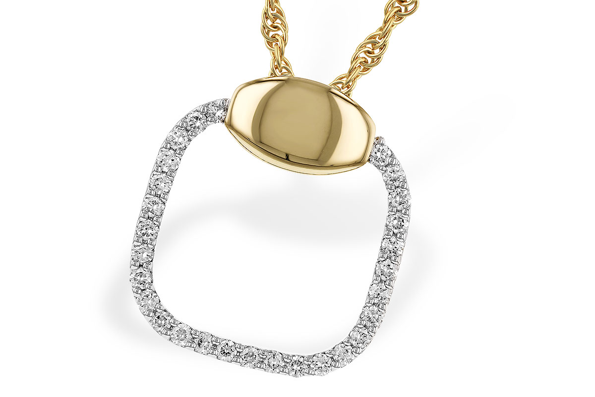 C320-79018: NECKLACE .20 TW