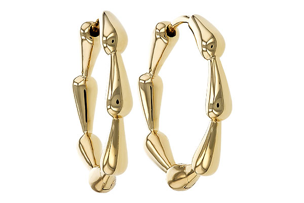 C320-79046: GOLD EARRINGS (21MM)