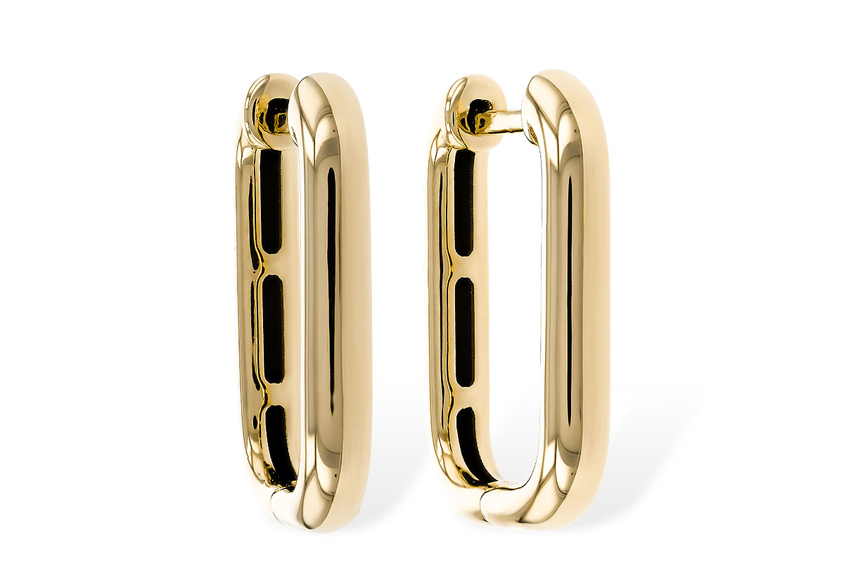 C320-79082: GOLD EARRINGS (18MM)
