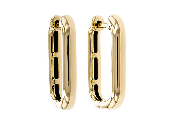 C320-79082: GOLD EARRINGS (18MM)