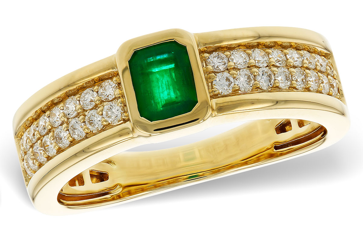 C320-79982: LDS RG .42 EMERALD .75 TGW (5x4MM EM)
