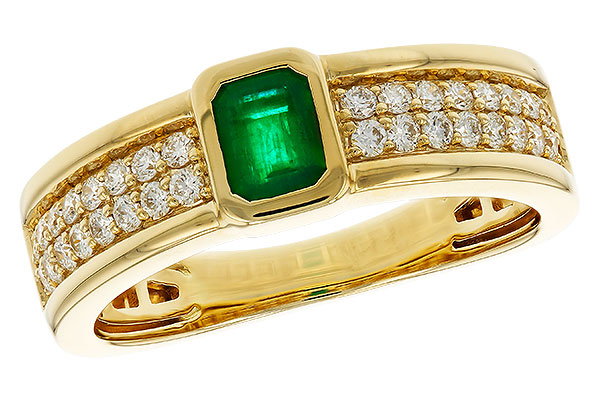 C320-79982: LDS RG .42 EMERALD .75 TGW (5x4MM EM)