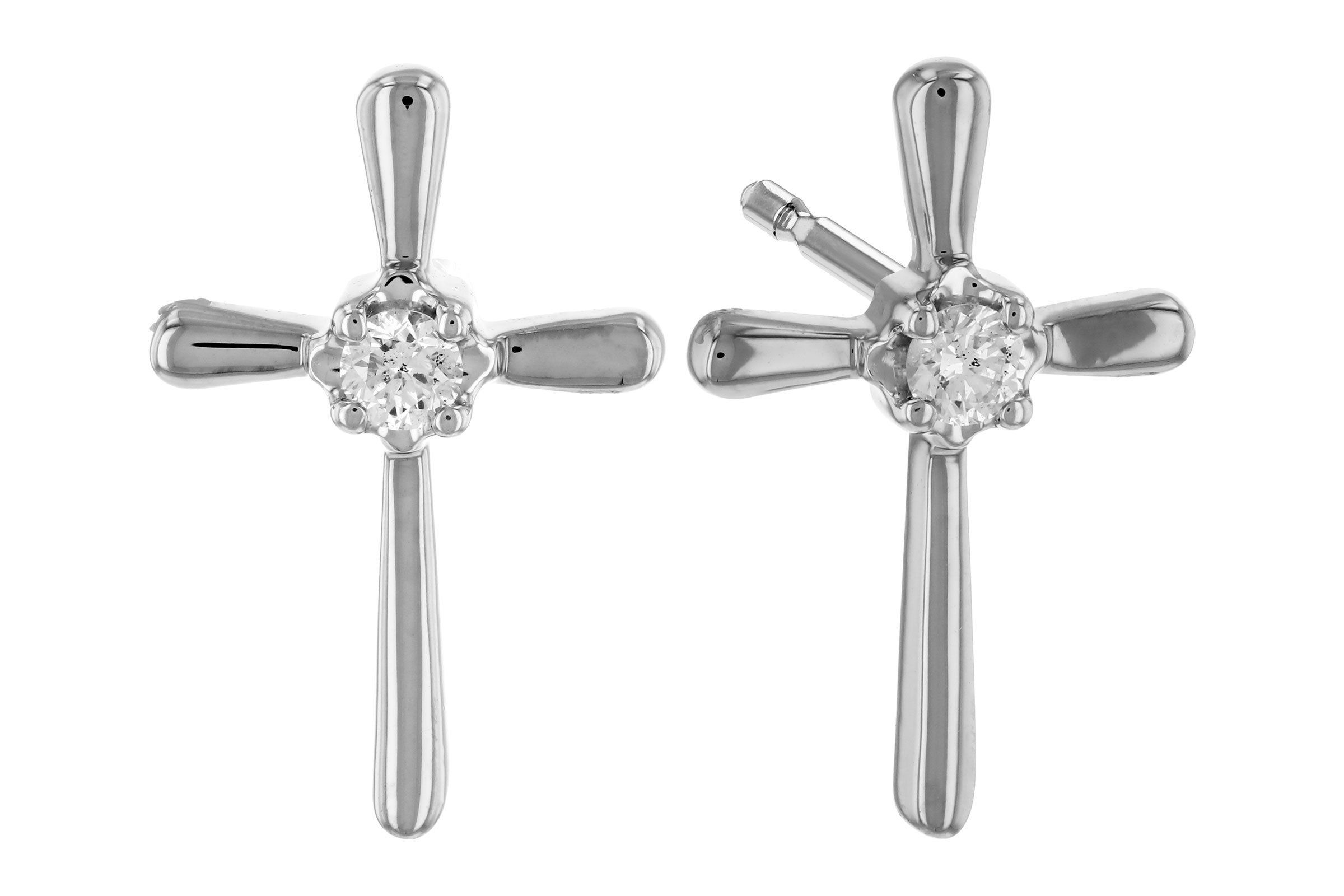 C321-65391: EARRINGS .04 TW