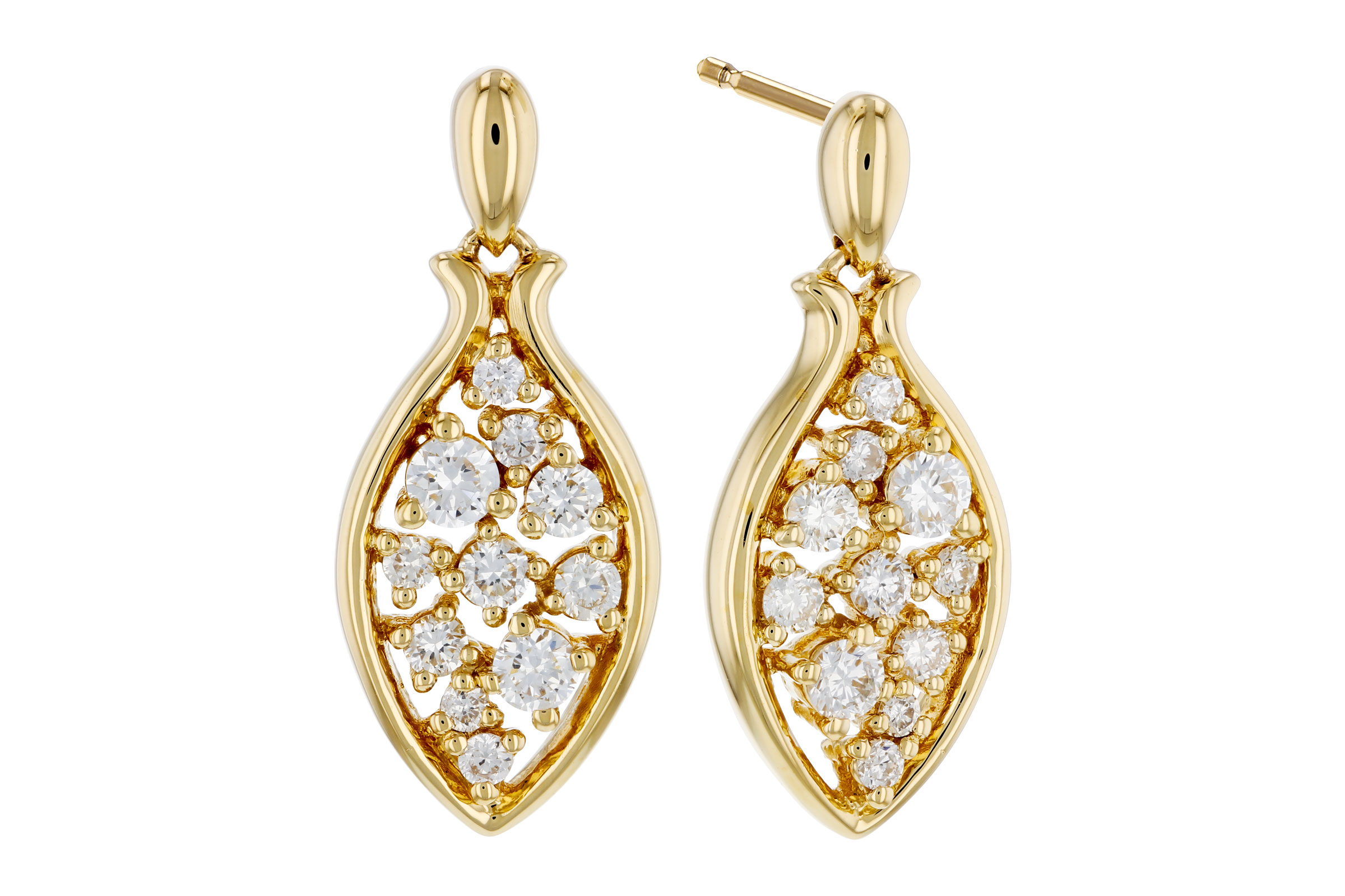C321-66291: EARRINGS .40 TW