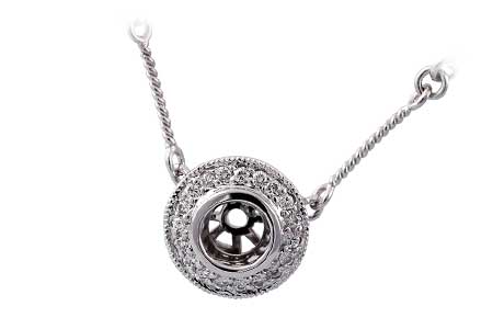 D142-60864: SEMI-NECKLACE .16 TW