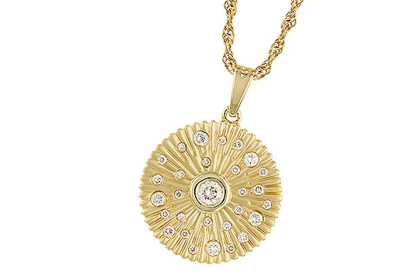 D229-86355: NECKLACE .24 TW