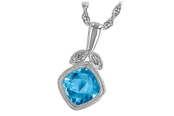 D232-61764: NECK 1.05 BLUE TOPAZ 1.06 TGW