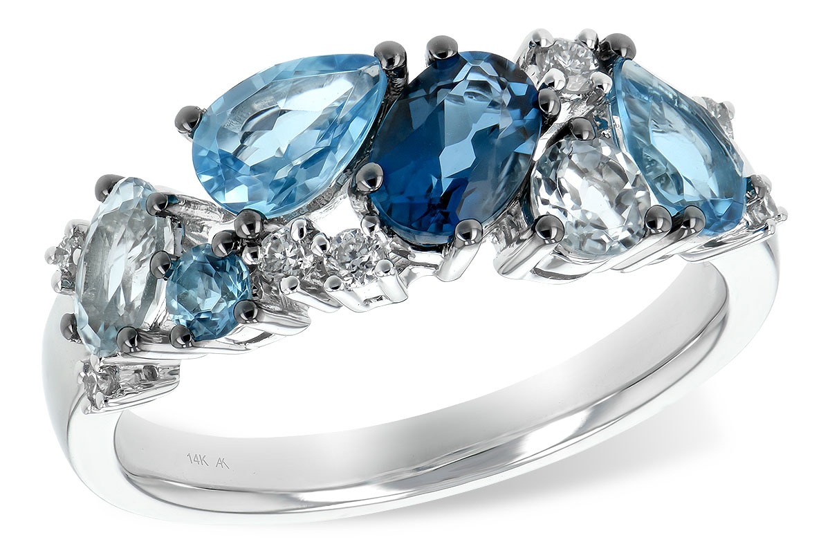 D235-28173: LDS RG 2.05 BLUE TOPAZ 2.16 TGW