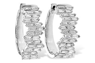 D236-23618: EARR .70 TW BAGUETTE DIAS