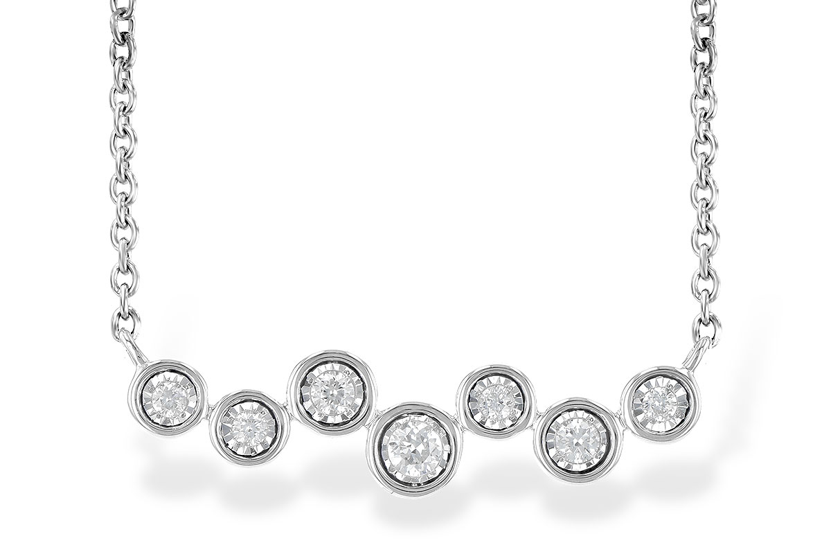 D236-25446: NECKLACE .13 TW