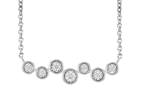 D236-25446: NECKLACE .13 TW