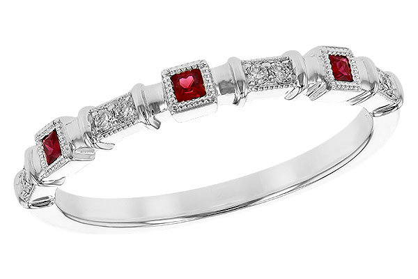 D236-26309: LDS WED RG .09 RUBY .14 TGW