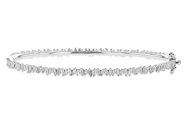 D318-92682: BANGLE .75 TW BAGUETTE DIAS