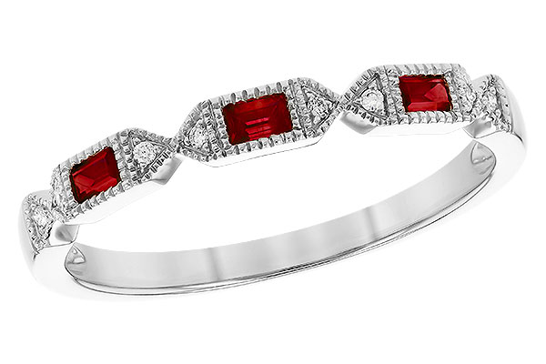 D318-94527: LDS WED RG .12 RUBY .14 TGW