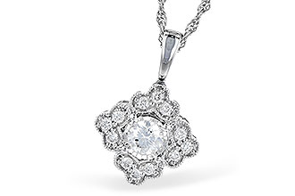 D318-95427: NECKLACE .15 BR .25 TW