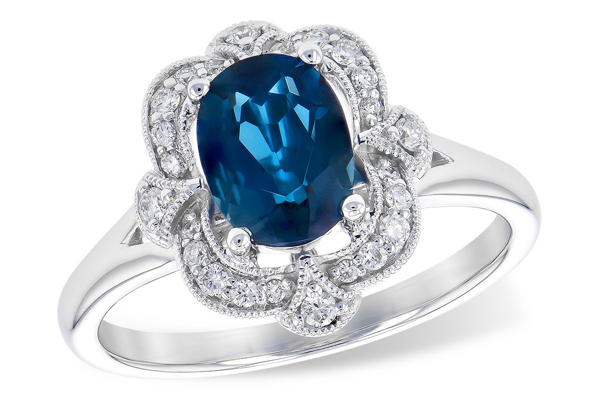 D318-98118: LDS RG 1.35 LONDON BLUE TOPAZ 1.50 TGW
